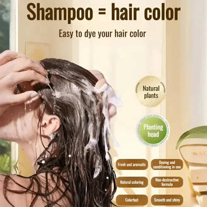 Japanese Long Lasting Natural Hair Dye Shampoo Buy 1 Get 2