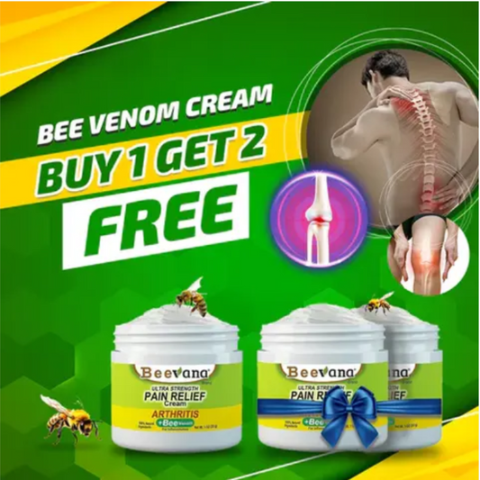 Bee Venom Ultra Strength Pain Relief Cream 100gram (Pack of 3)